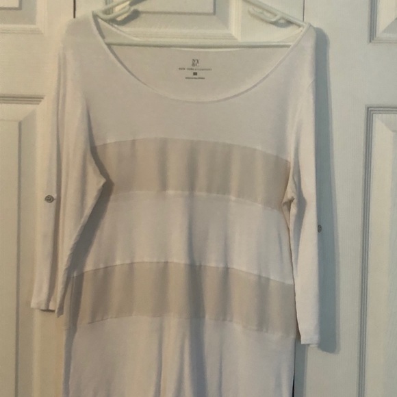 New York & Company Tops - New York and Co. White casual shirt